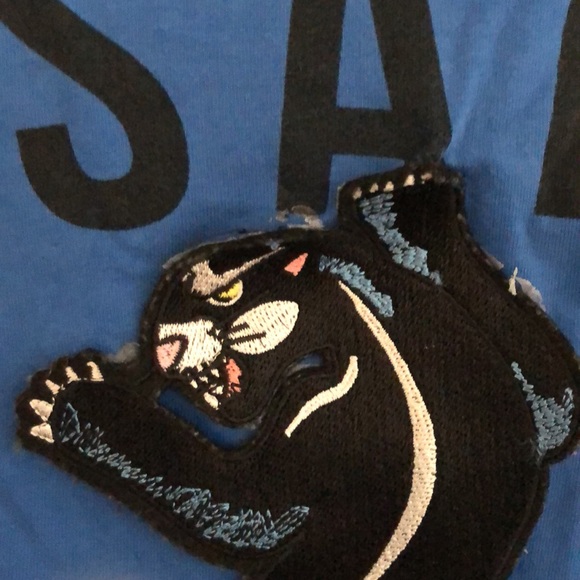 ZARA Royal Blue OSAKA Crop Top - Picture 3 of 5